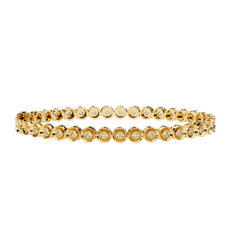 Solitairekart 0.59ct Round Cut Natural Diamond Bracelet-HI Color. VS-SI Clarity