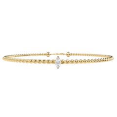 Solitairekart 0.01ct Round Cut Natural Diamond Bracelet-HI Color. VS-SI Clarity