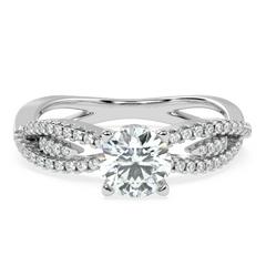 1.03 Carat G Color VS1 Clarity Diamond Studded Natural Diamond Ring