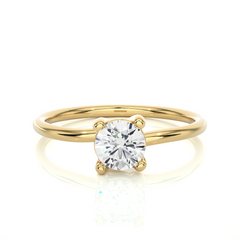 0.53 Carat G Color VS1 Clarity Diamond Studded Natural Diamond Ring