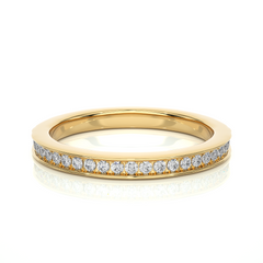 0.19 Carat H Color VS1 Clarity Diamond Studded Natural Diamond Ring