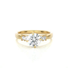 0.69 Carat I Color VS1 Clarity Diamond Studded Natural Diamond Ring