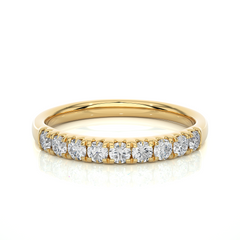 0.47 Carat HI Color VS1 Clarity Diamond Studded Natural Diamond Ring