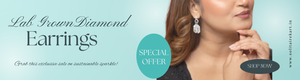 Lab Grown Diamond Earrings: Solitaire, Halo & More