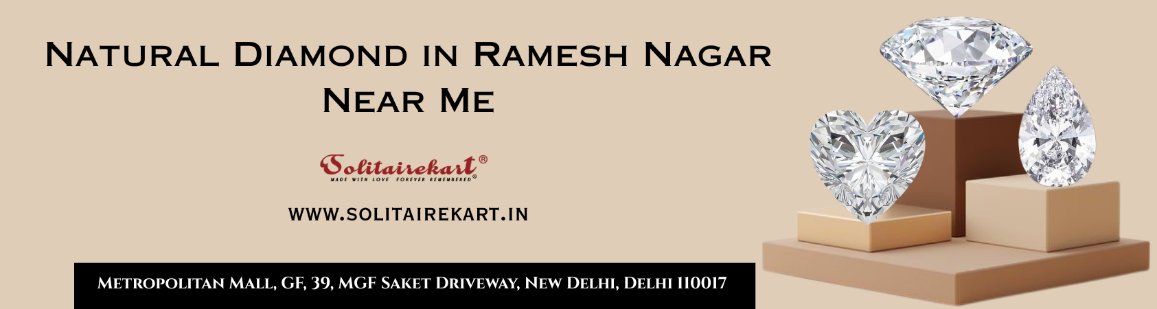 Discover Premium Natural Diamond in Ramesh Nagar Near Me
