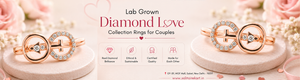 Lab Grown Diamond Love Collection Rings for Couples | Solitairekart