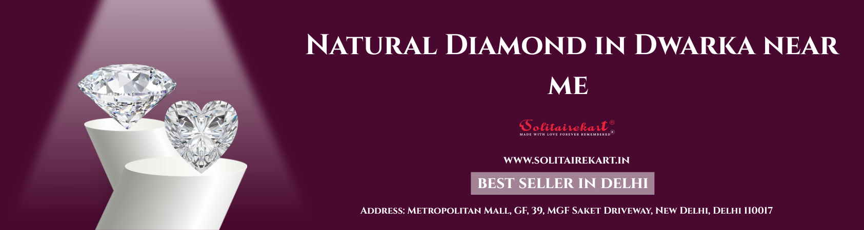 Experience Pure Elegance with a Natural Diamond in Dwarka Near Me