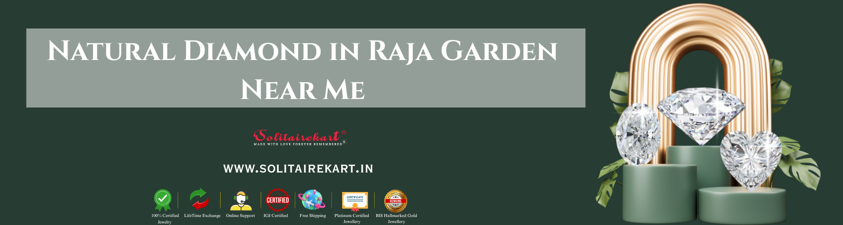 The Eternal Elegance of a Natural Diamond in Raja Garden Near Me