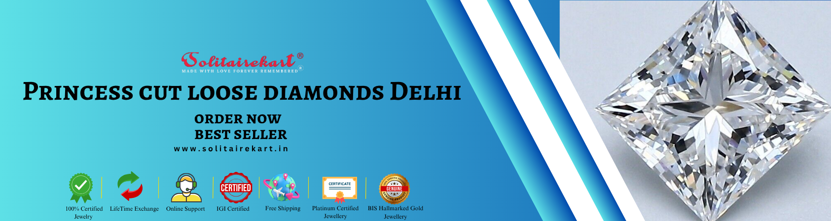 Princess Cut Loose Diamonds in Delhi: The Ultimate Guide