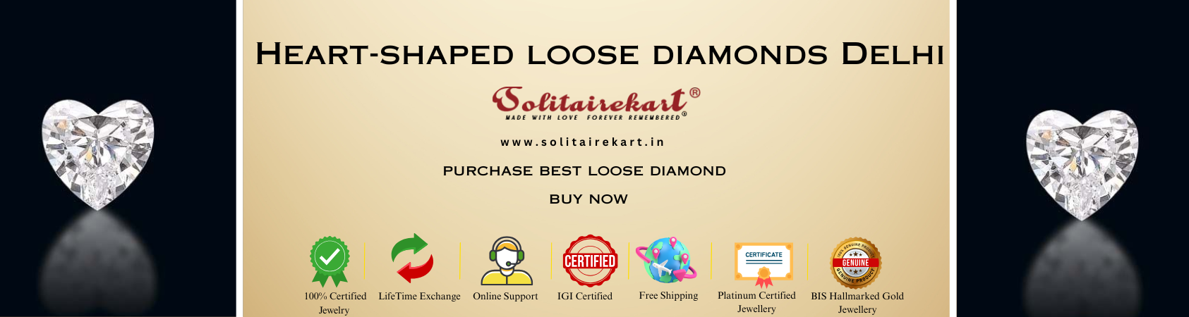 Heart-Shaped Loose Diamonds Delhi – The Symbol of Eternal Love