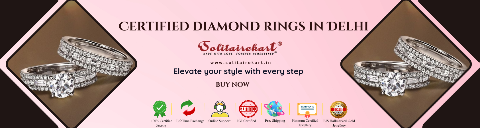 Certified Diamond Rings in Delhi: Elevate Your Elegance