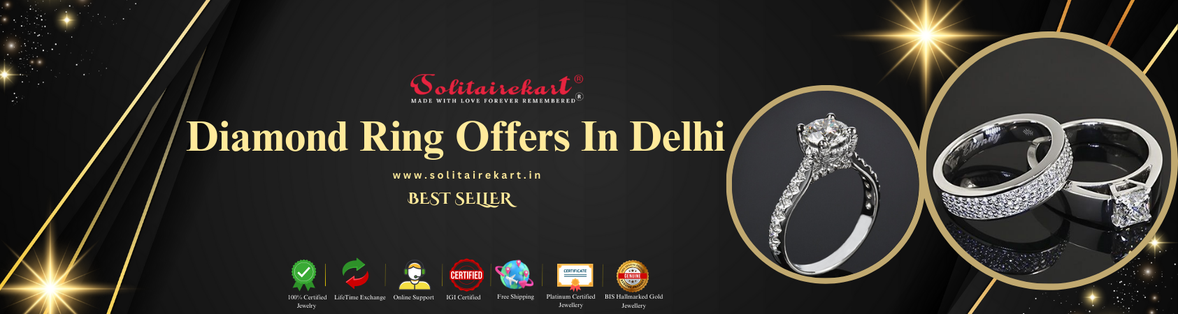 Stunning Diamond Ring Offers in Delhi
