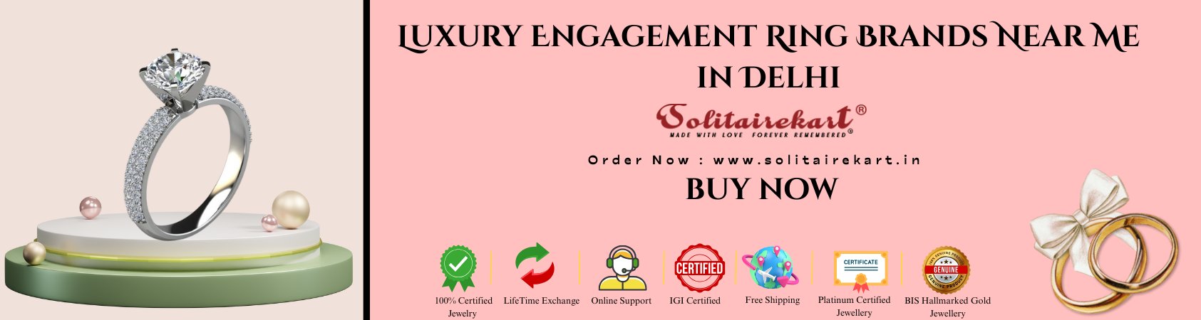 Discover Luxury Engagement Ring Brands Near Me in Delhi