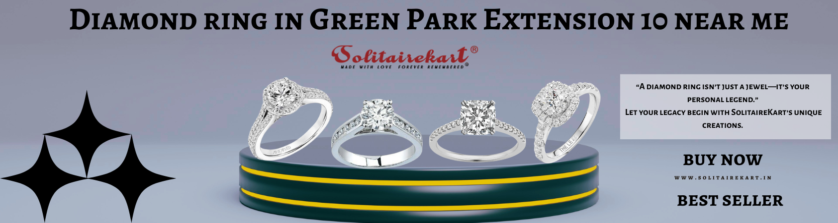 Discover the Finest Diamond Ring in Green Park Extension 10 Near Me