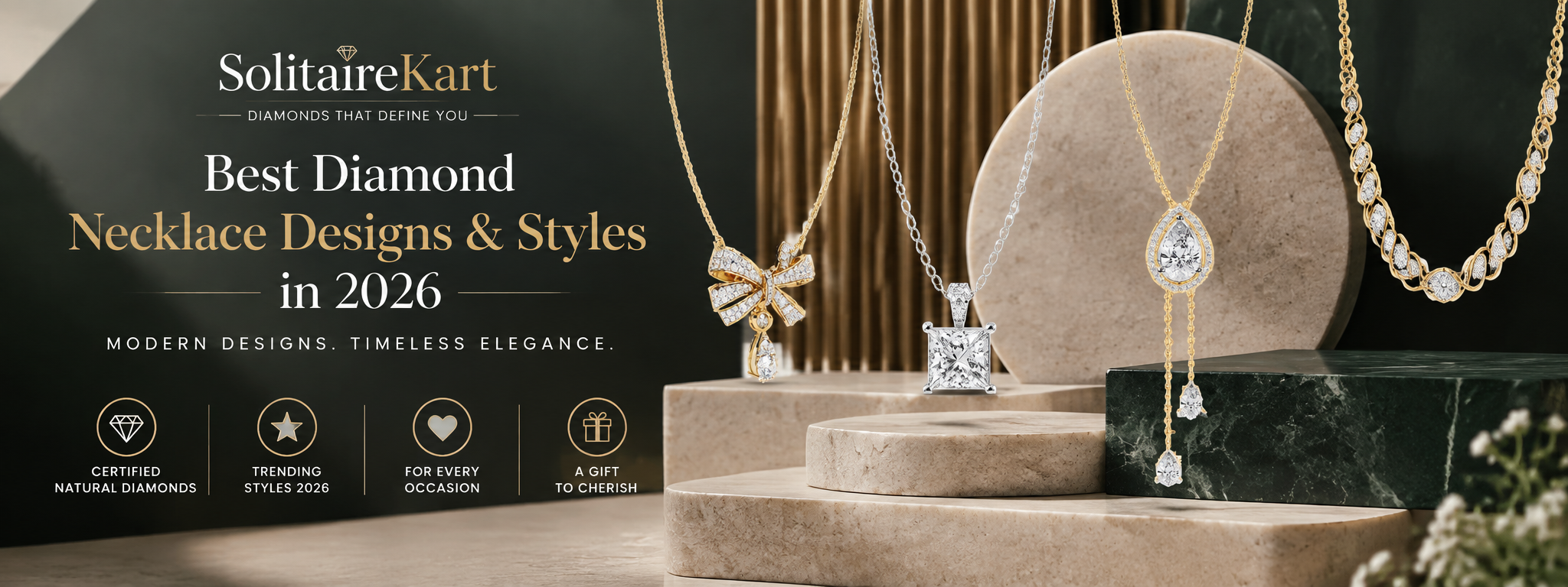 Best Diamond Necklace Designs & Styles in 2026