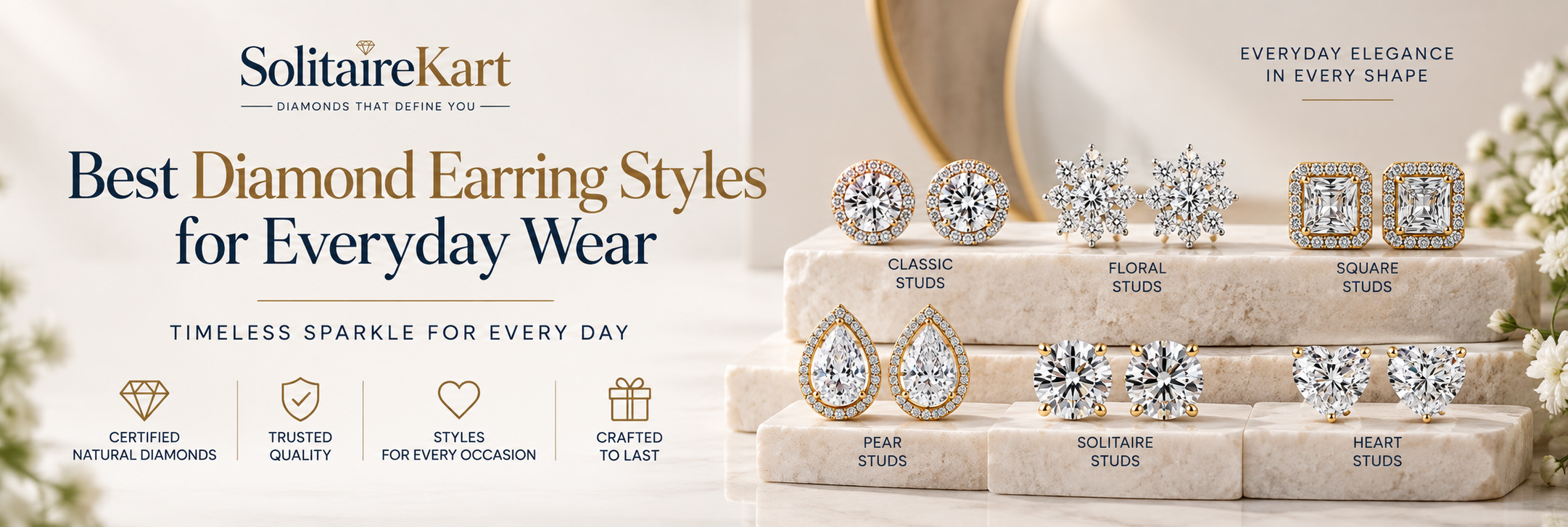 Best Diamond Earring Styles for Everyday Wear