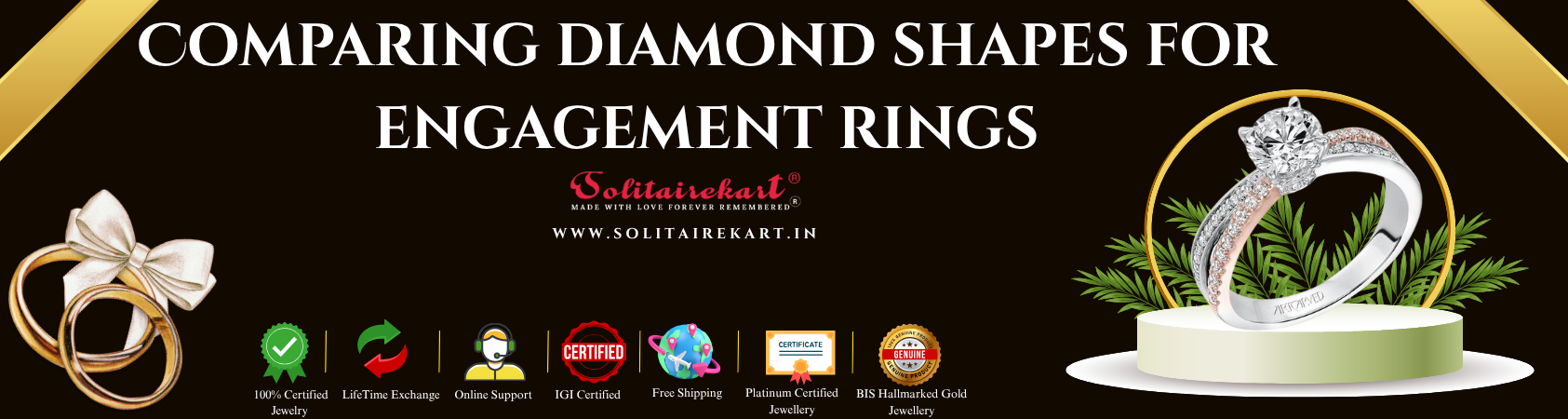 Comparing Diamond Shapes for Engagement Rings