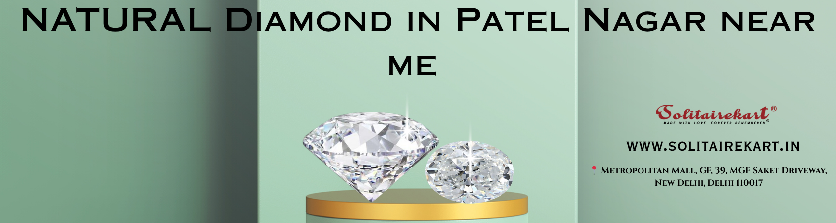 Experience Eternal Sparkle with a NATURAL Diamond in Patel Nagar Near Me