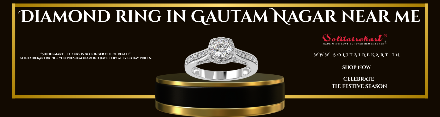 Discover the Finest Diamond Ring in Gautam Nagar Near Me