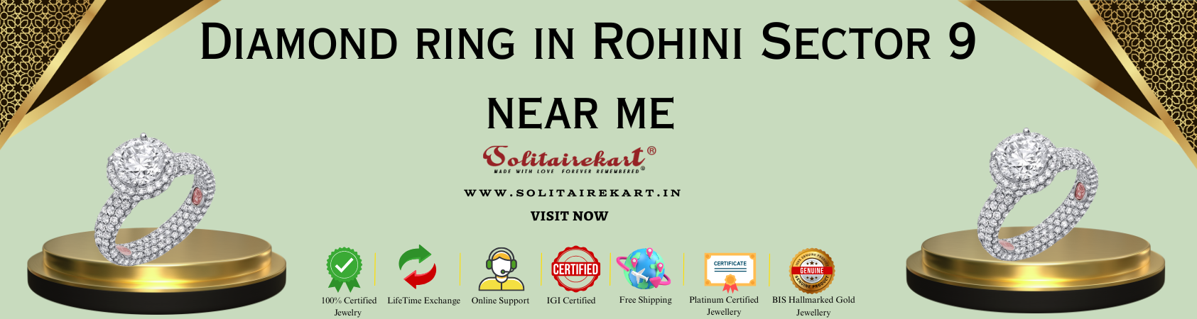 Discover the Perfect Diamond Ring in Rohini Sector 9 Near Me