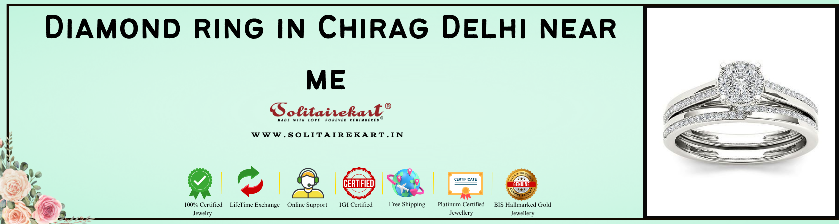 Discover Premium Diamond Rings Near Chirag Delhi