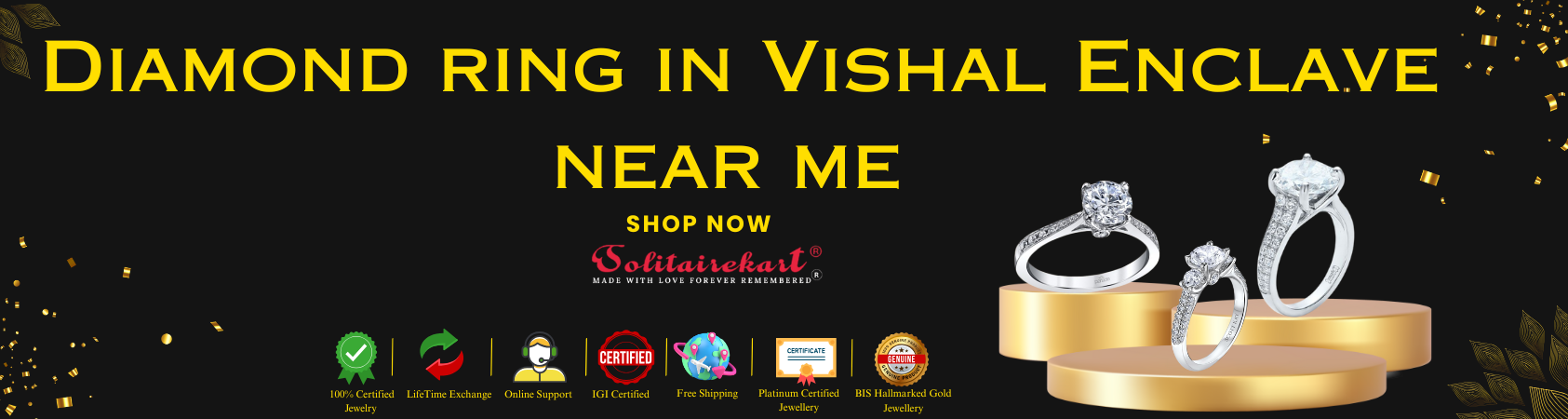 Diamond Ring in Vishal Enclave Near Me
