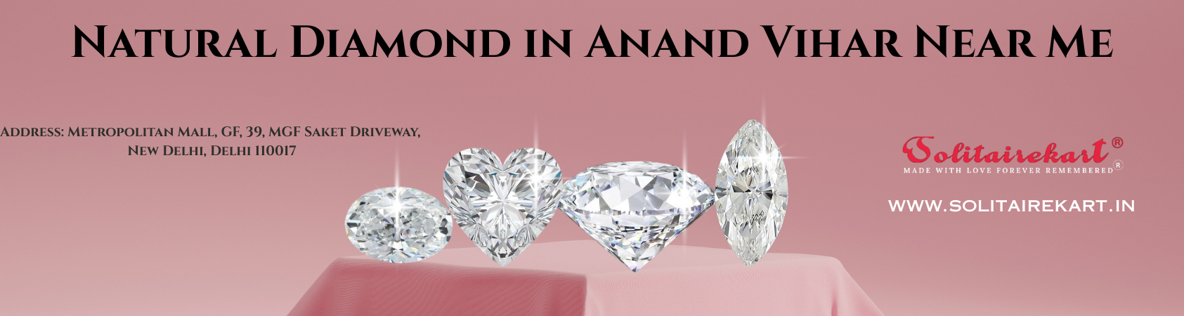 Explore Timeless Elegance: Natural Diamond in Anand Vihar Near Me