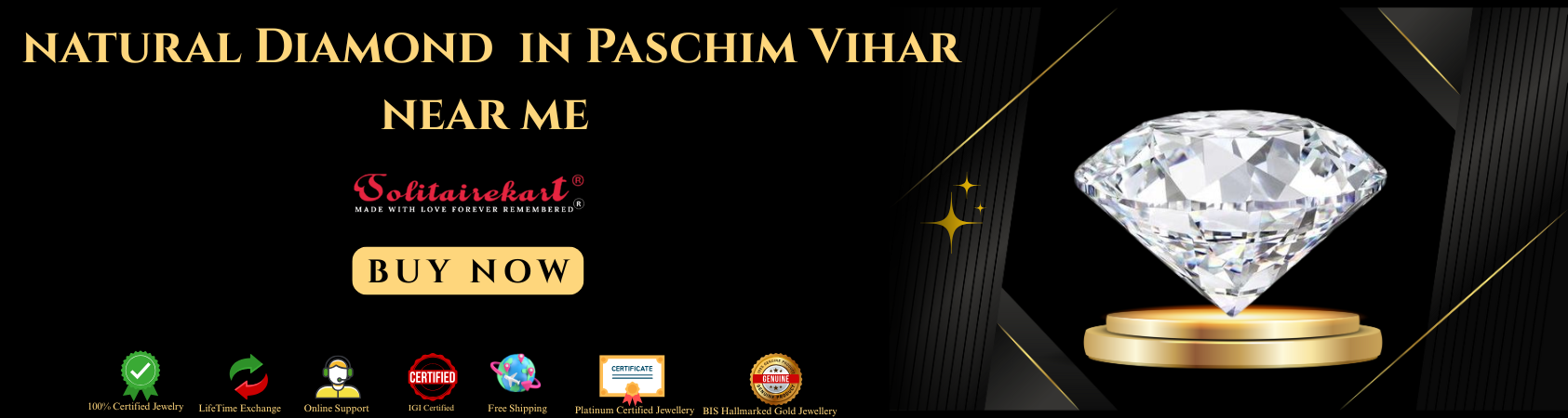 Discover the Beauty of Natural Diamonds in Paschim Vihar Near Me