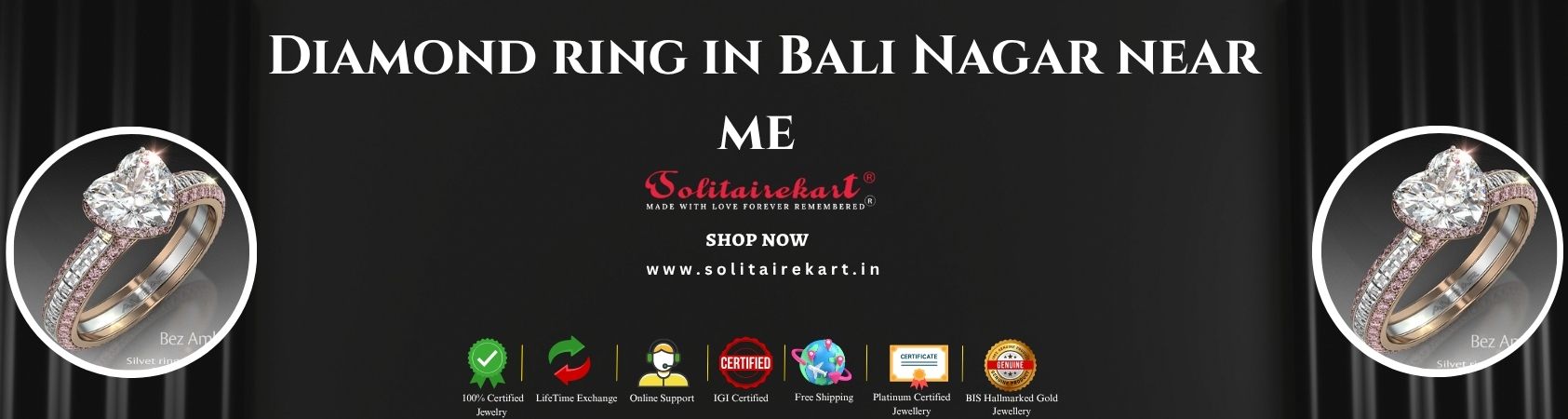 Where to Find the Perfect Diamond Ring in Bali Nagar Near Me