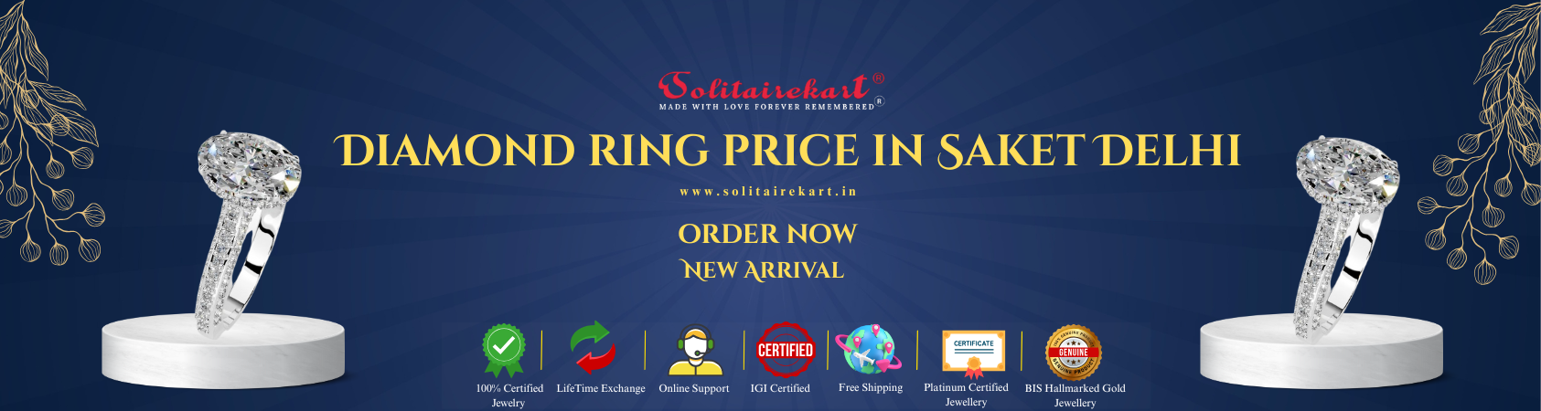 Diamond Ring Price in Saket Delhi: A Comprehensive Guide