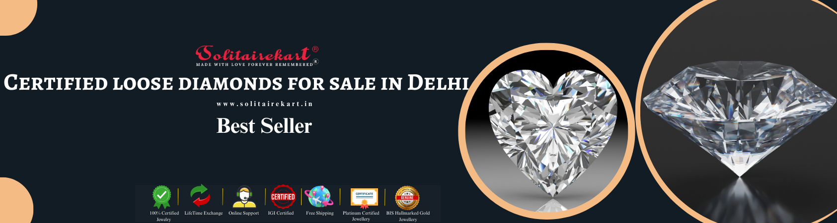 Certified Loose Diamonds for Sale in Delhi