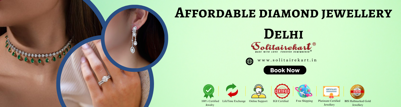 Affordable Diamond Jewellery in Delhi: Your Dream Accessories Await