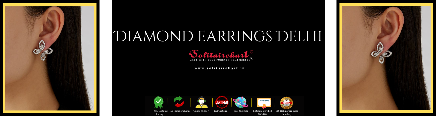 Diamond Earrings Delhi – Exquisite Designs for Every Occasion