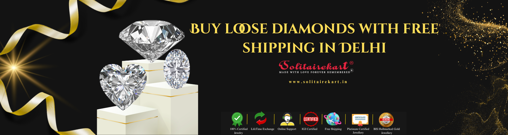 Buy Loose Diamonds with Free Shipping in Delhi