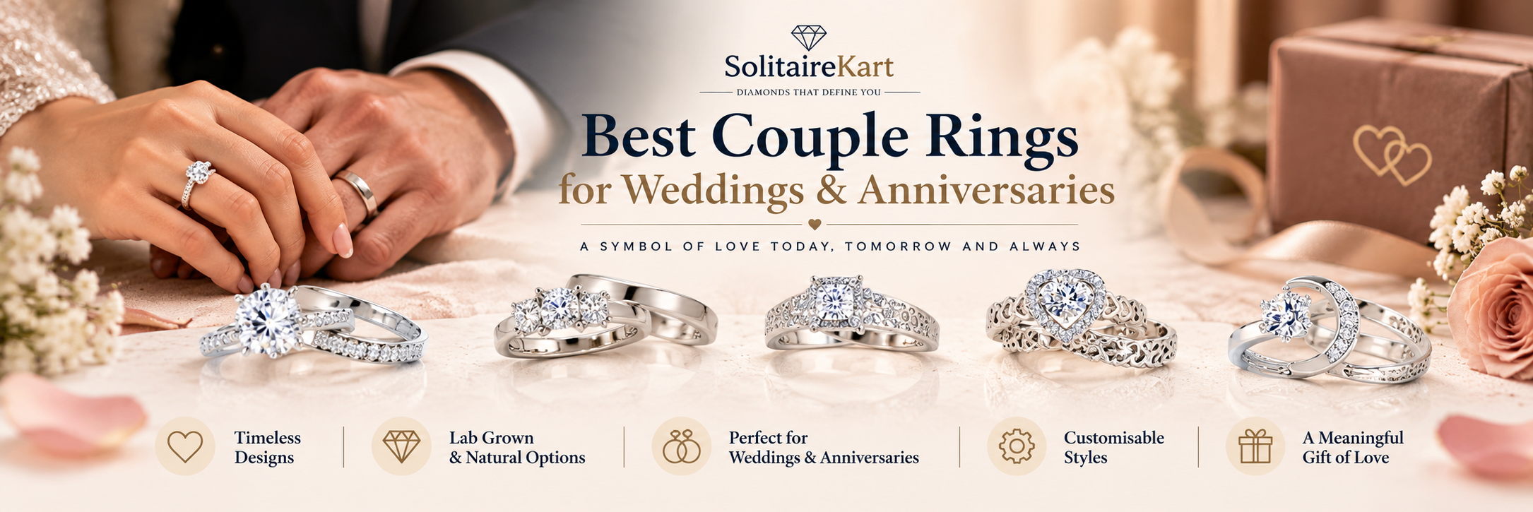 Best Couple Rings for Weddings & Anniversaries