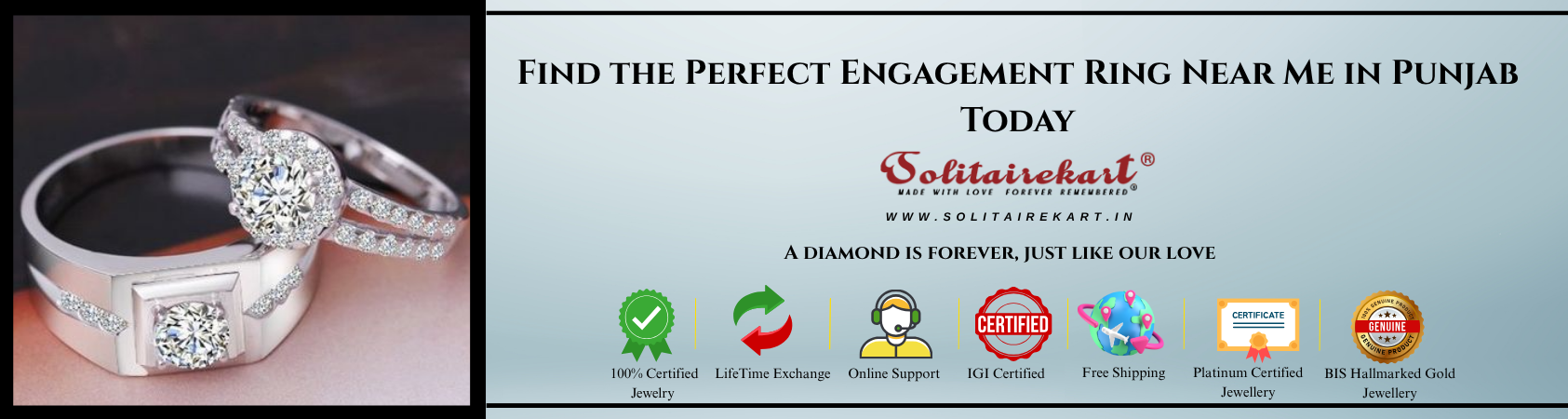 Find the Perfect Engagement Ring Near Me in Punjab Today