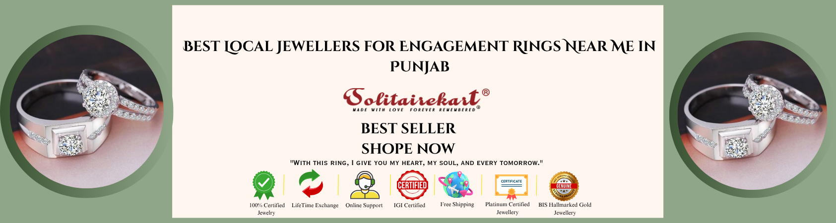 Best Local Jewellers for Engagement Rings Near Me in Punjab