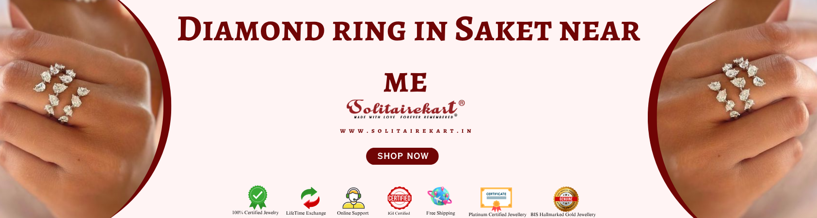 Sparkle in Style with the Perfect Diamond Ring in Saket Near Me