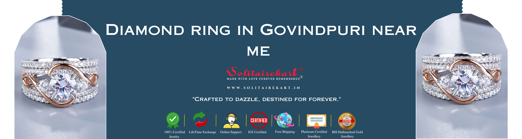 Discover Exquisite Diamond Rings in Govindpuri Near Me