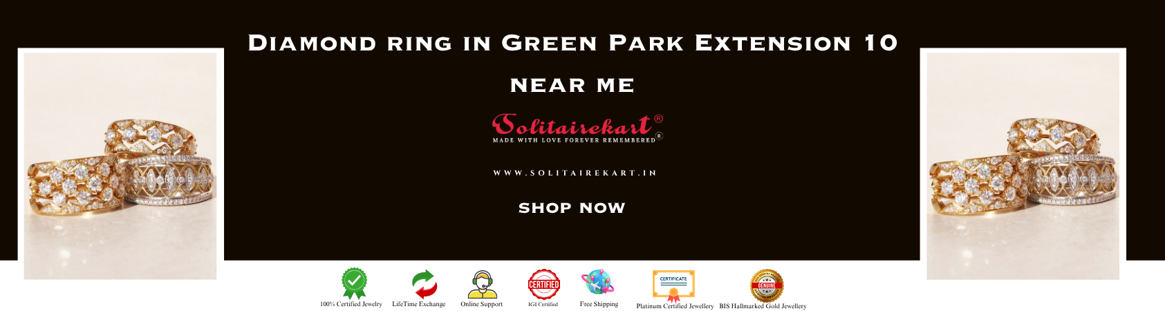 Discover the Perfect Diamond Ring in Green Park Extension 10 Near Me