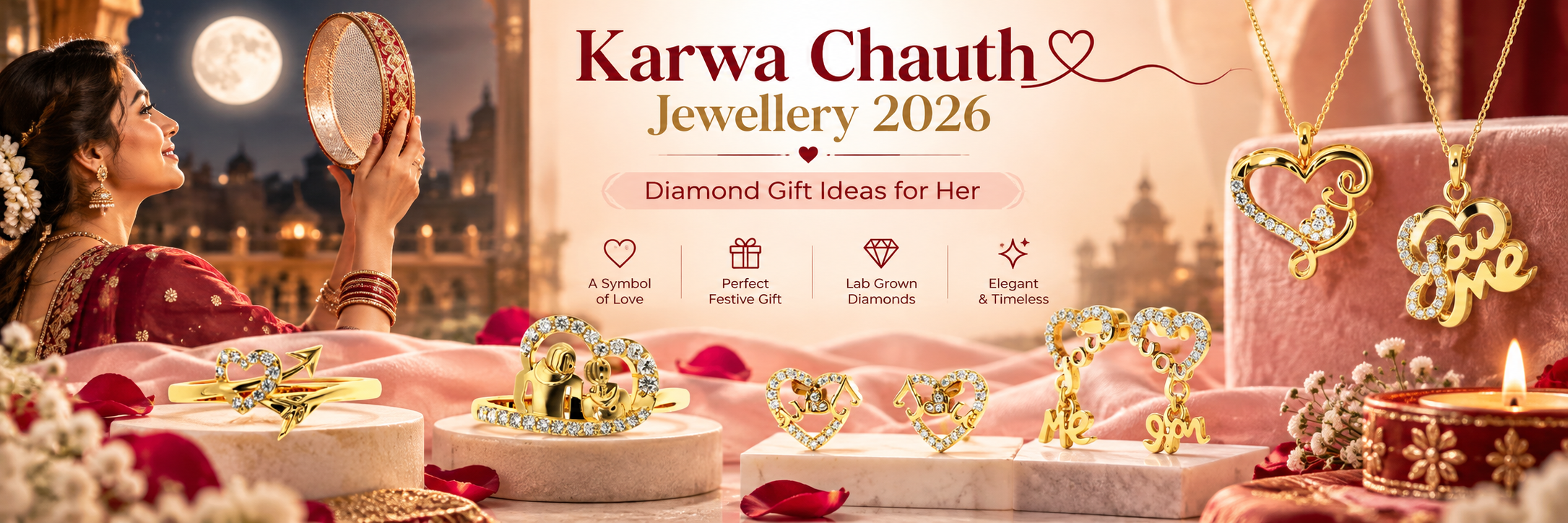 Karwa Chauth Jewellery 2026: Diamond Gift Ideas for Her
