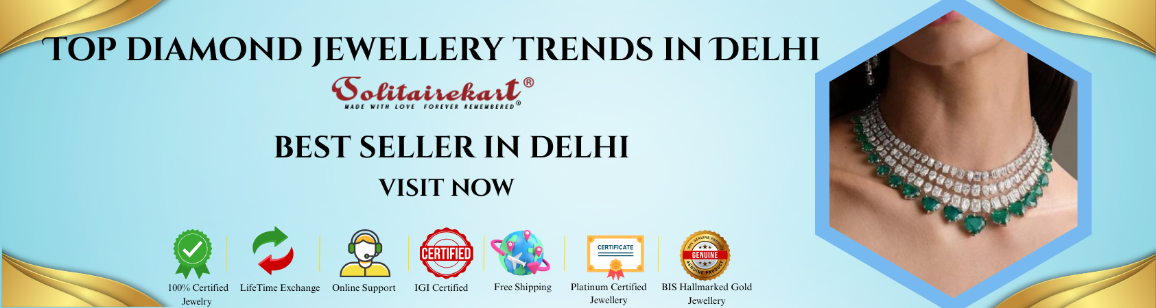 Top Diamond Jewellery Trends in Delhi: An Exquisite Guide