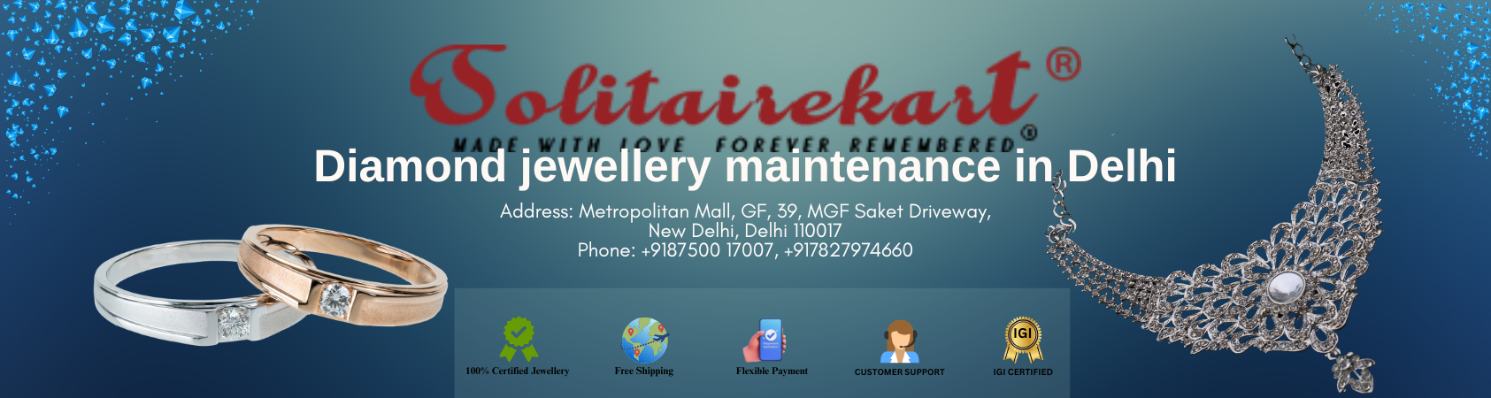Diamond Jewellery Maintenance in Delhi: A Comprehensive Guide