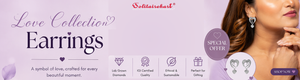 Lab Grown Diamond Love Collection Earrings | Solitairekart