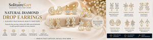 Natural Diamond Drop Earrings | Elegant Styles at Solitairekart