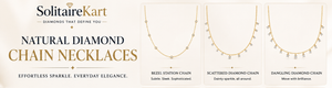 Natural Diamond Chain Necklace | Elegant Styles at Solitairekart