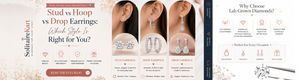 Stud vs Hoop vs Drop Earrings: Which Style Is Right for You? | Solitairekart