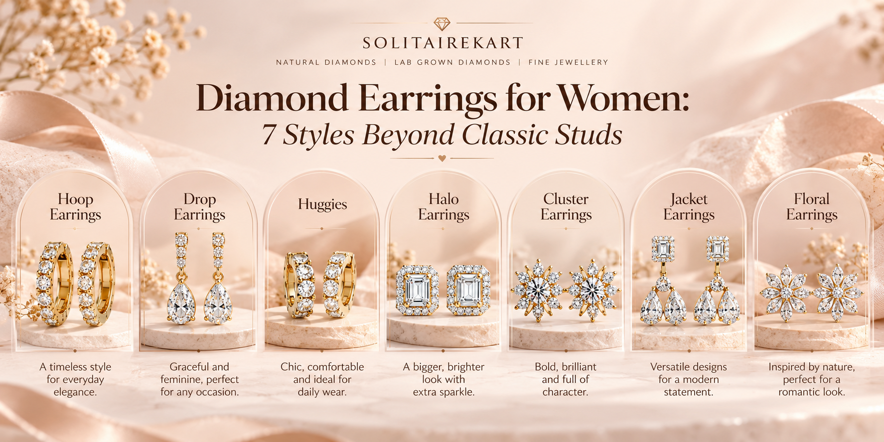 Diamond Earrings for Women: 7 Styles Beyond Classic Studs