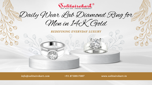 Daily Wear Lab Diamond Ring for Men in 14K, Redefining Everyday Luxury