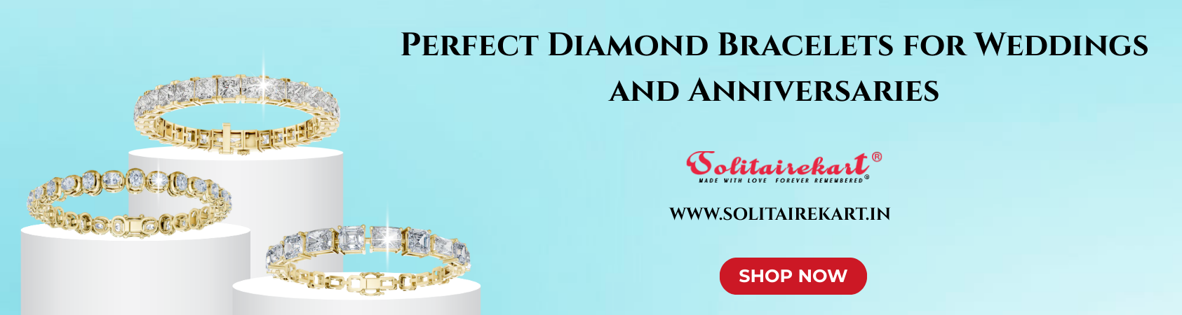 Perfect Diamond Bracelets for Weddings and Anniversaries
